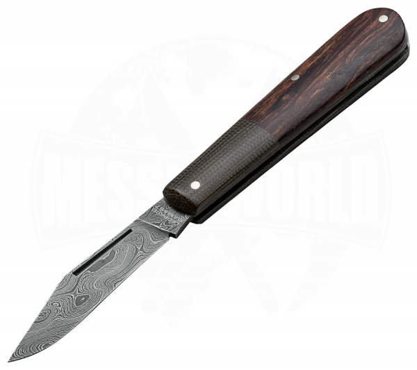Barlow Integral Leopard-Damascus Pocket Knife