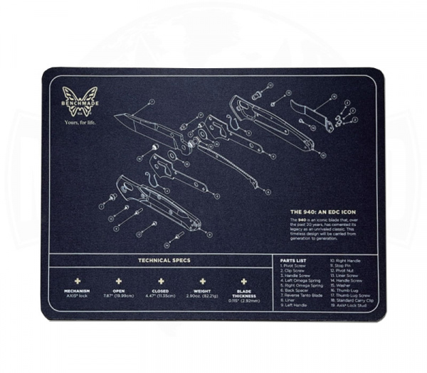 Benchmade maintenance mat