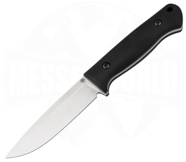 Böker DBK Bushfriend 2000 14C28N Bushcraft-Messer mit schwarzem Richlite-Griff