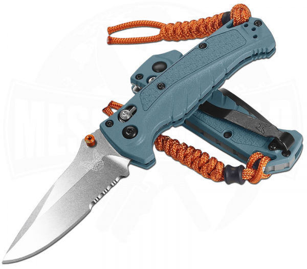 Benchmade Mini Adira Serrated 18065S MagnaCut - Taschenmesser mit Combo-Klinge