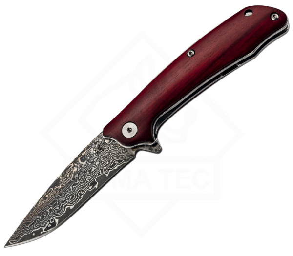 Puma Tec Damascus One Hand Knife