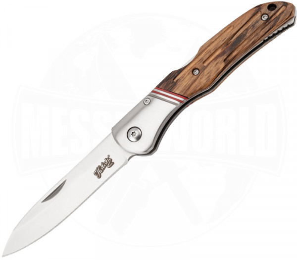 Herbertz Pocket Knife Zebra Wood