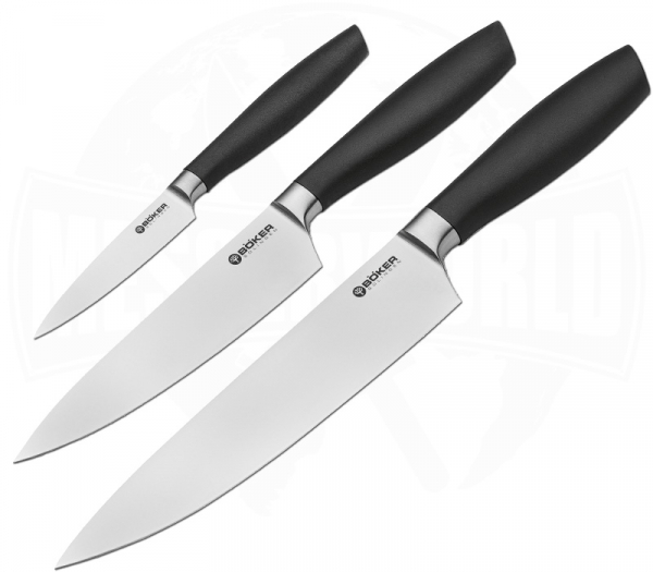 Böker Kochmesser Core Kochmesser-Set mit Geschirrtuch Professional