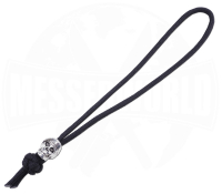 Lanyard Beret Skull Black