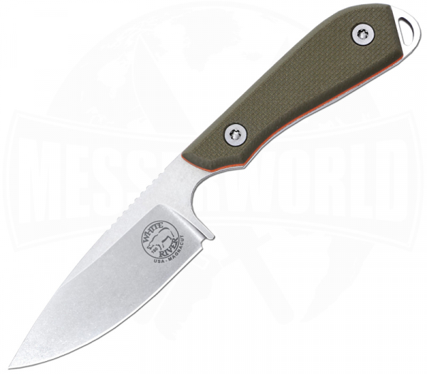 White River Knife & Tool - M1 Pro Green Orange Magnacut