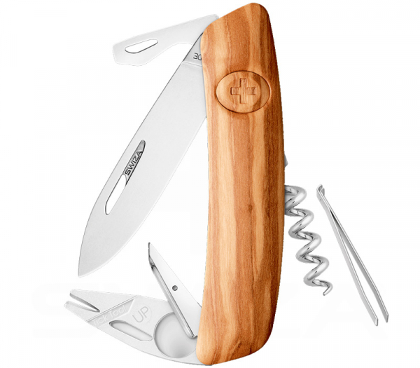 Swiss Army Knife TT03 Wood Olive