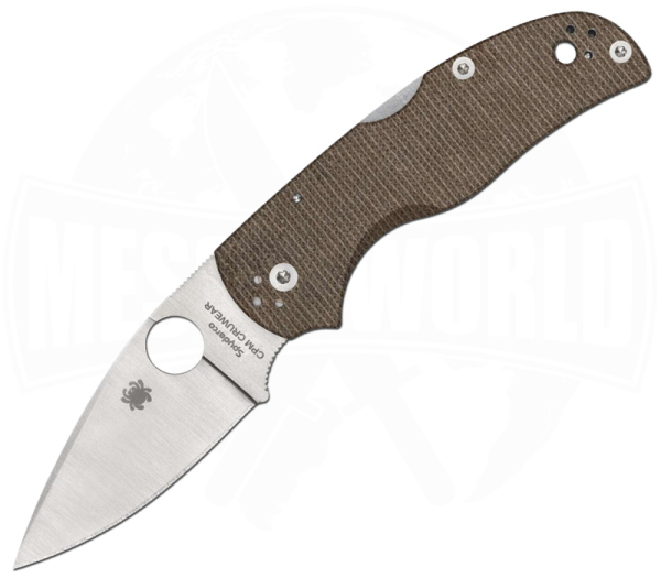 Spyderco Native 5 Brown Micarta / CPM Cruwear - Einhandmesser