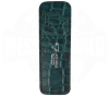 Etui Croco Blau/Türkis 12 cm