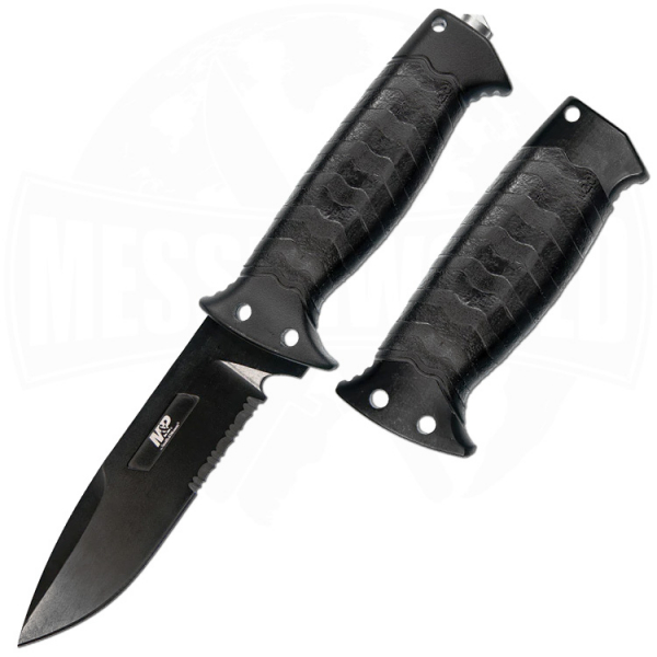 Smith & Wesson M & P Grip Swap - Fixed Knife Serrated