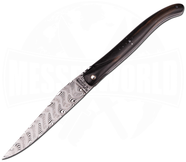 Laguiole en Aubrac Laguiole Ebenholz Balbach Carbon Damast