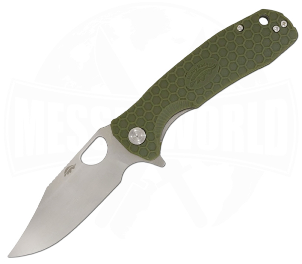 Honey Badger Clippoint Large Green