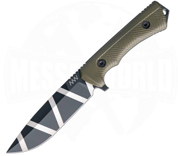 ANV Knives P250 Black Camo Olive