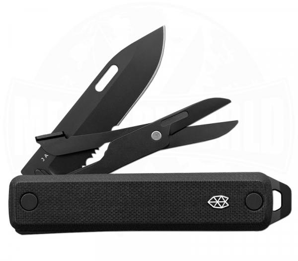 The Ellis Allblack serrated