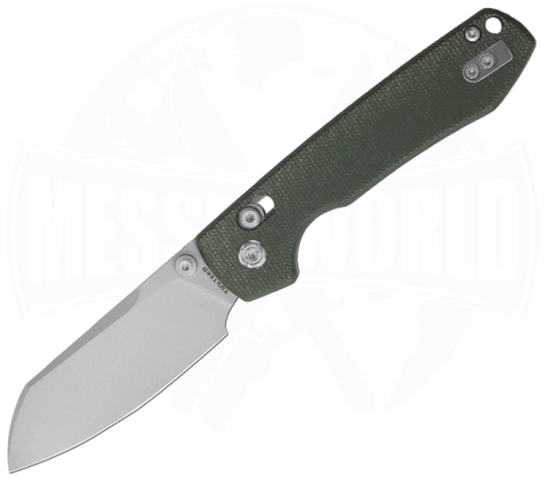 Vosteed Raccoon Micarta Green Cleaver