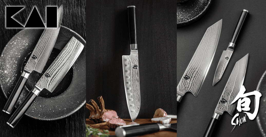 KAI Kochmesser mit Damastklingen direkt aus Japan