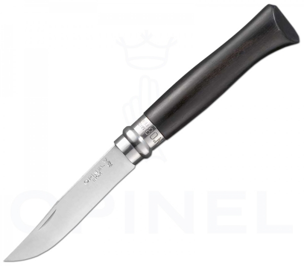 Opinel No. 08 Ebony Knife Virobloc