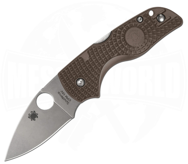 Spyderco Lil' Native FRN CPM 15V Brown Sprint Run - EDC Taschenmesser limitiert