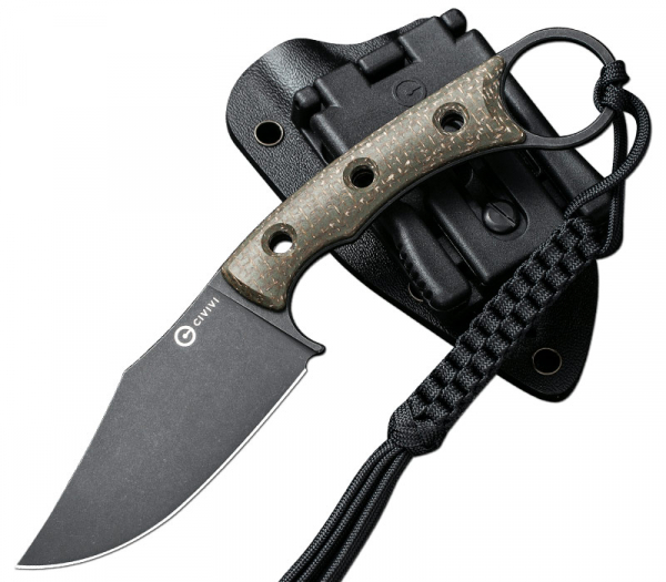 CIVIVI Midwatch Black Burlap Micarta C20059B-3