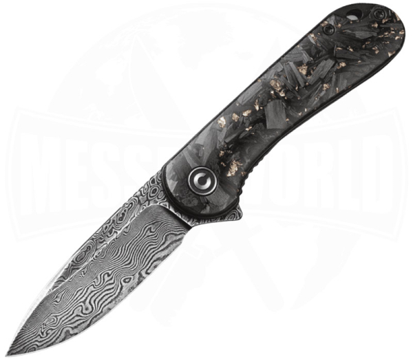 CIVIVI Elementum Damast Shredded CF Copper