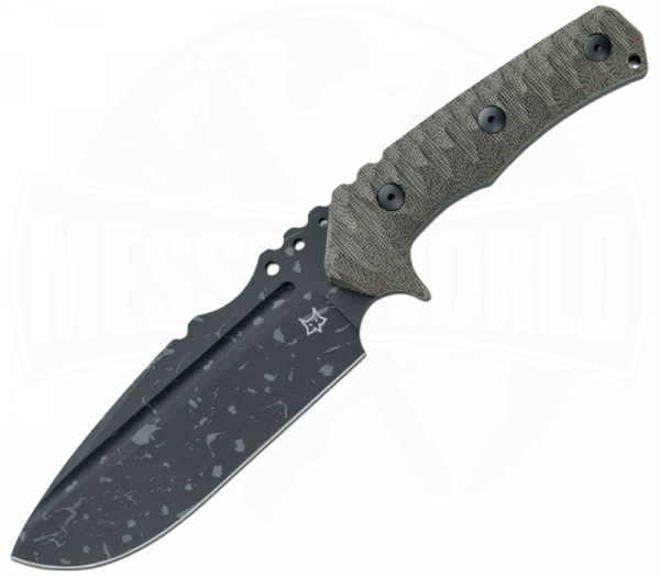 FOX KNIVES Uro Fixed Micarta OD Green 