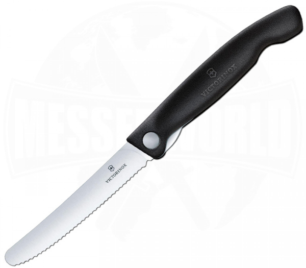 Victorinox folding vegetable knife, serrated edge