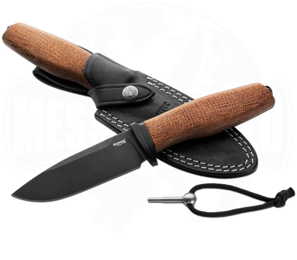 LionSteel ACHA Micarta Natural/PVD - EDC Messer