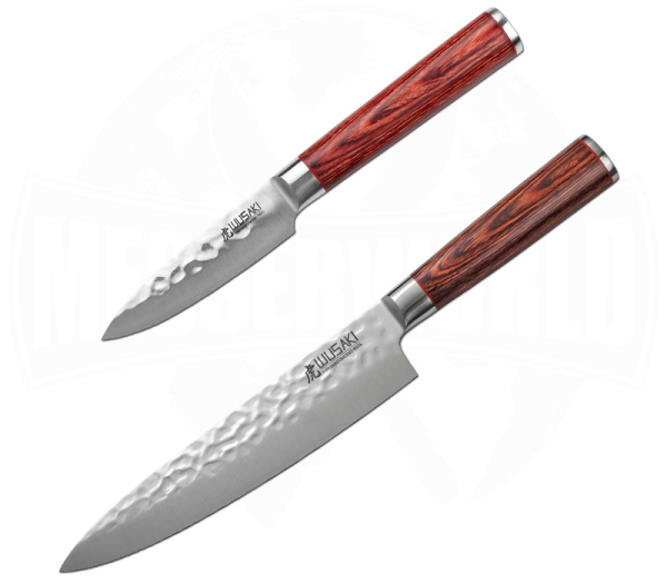 Wusaki Pakka X50 Messerset 2-teilig mit Chefmesser 20 cm und Officemesser 9 cm