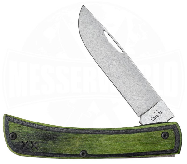 Case Knives S35VN Green / Black Wood Sod Buster® Jr