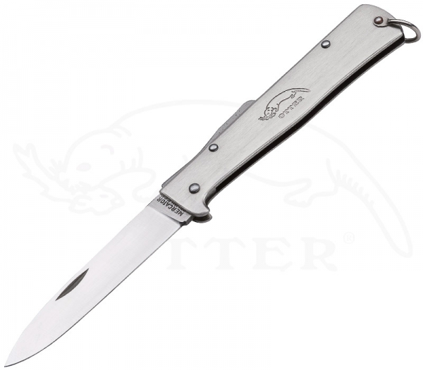 Otter Mercator pocket knife with stainless steel handle