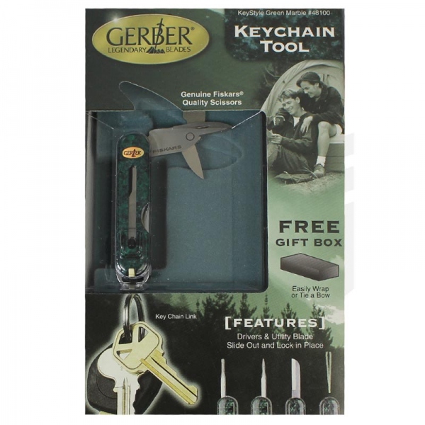 Gerber Keychaintool Green Marble