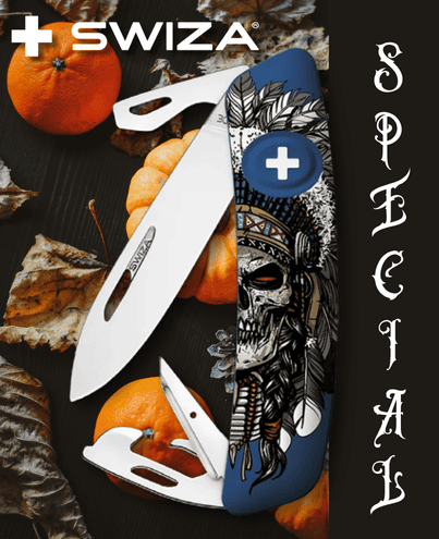 Swiza Schweizer Taschenmesser Special Edition Halloween Knives