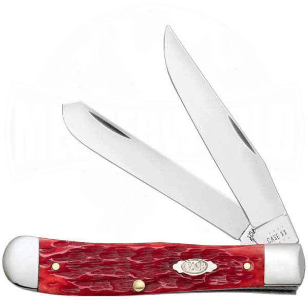 Case Knives CV Dark Red Bone Trapper mit Clip