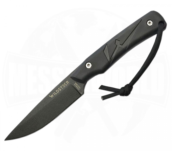 Wildsteer Troll Schwarz Outdoormesser