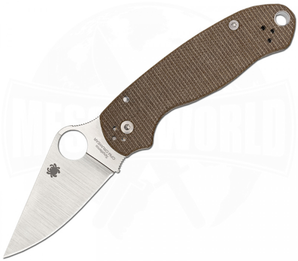 Spyderco Para 3 Brown Micarta CPM Cruwear C223MPCW