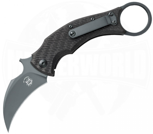 FOX KNIVES Blackbird Titanium Black Karambit