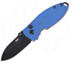Squid Micarta Blue Button Lock Squid Micarta Blue Button Lock