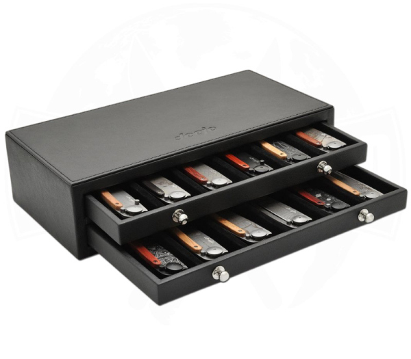 Deejo Sammlerbox 12 Plätze – Aufbewahrungsbox für Deejo Messer 