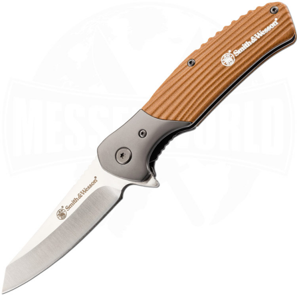 Smith & Wesson Stave Einhandmesser mit Liner-Lock und Pocket-Clip